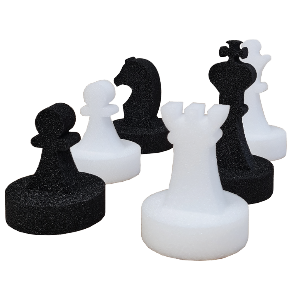 Chess and Checkers Game Pieces - Abecca