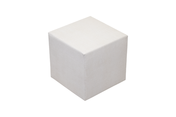 Sturdy but safe square ottoman for mental health