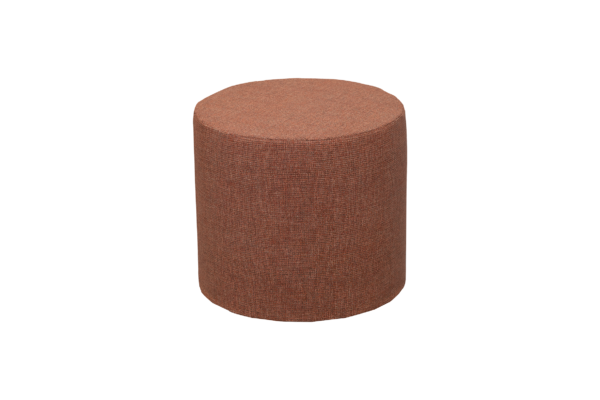 Safe foam round ottoman. Ideal for mental health areas