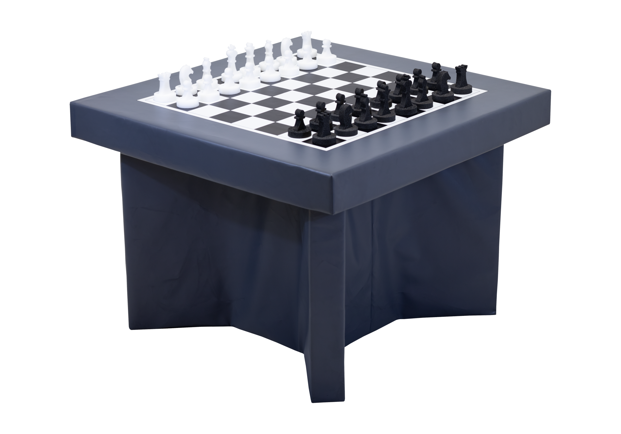 CHESS AND CHECKERS GAME TABLE SET